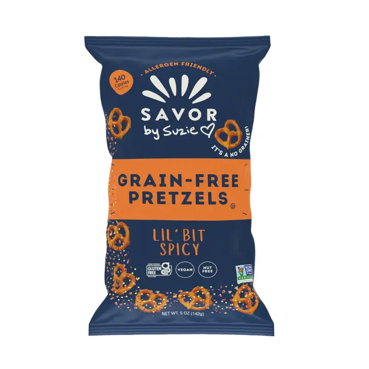 Savor Spicy Grain Free Pretzels