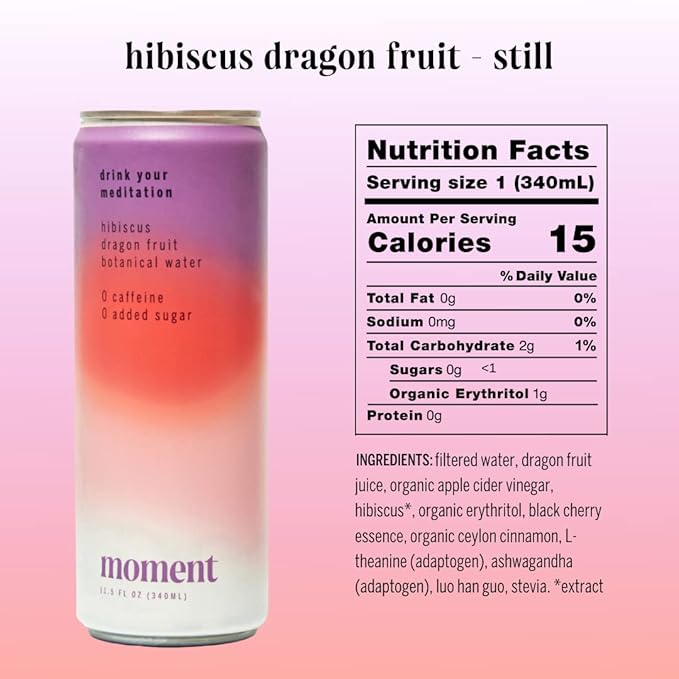 Moment Hibiscus Dragon Fruit (botanical tea)