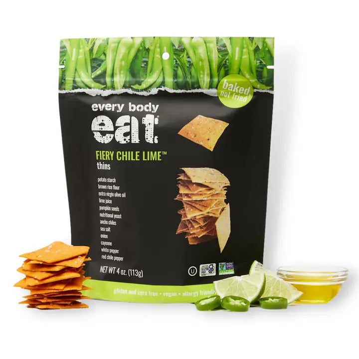 Everybody Eat Fiery Chile Lime Snack Thins