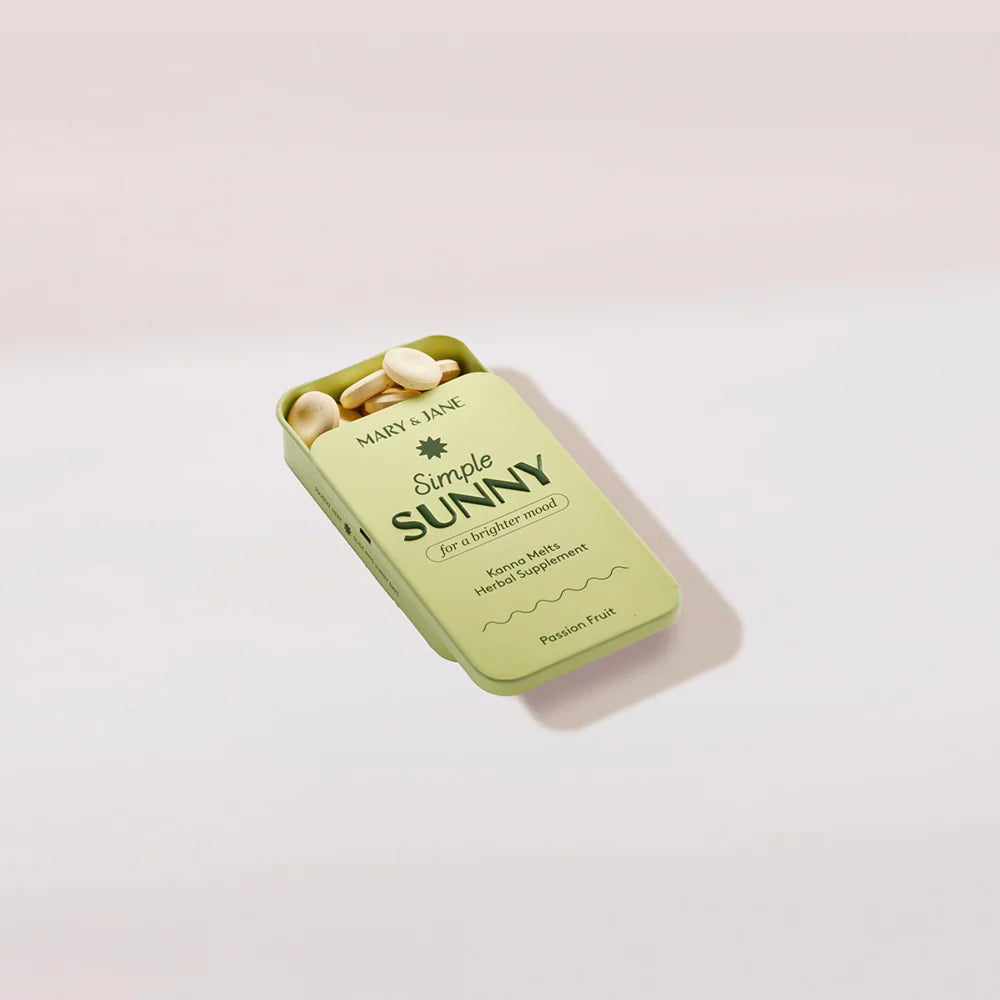 Find Your Sunny Spot: A Review of Simple Sunny Kanna Melts Herbal Supplement