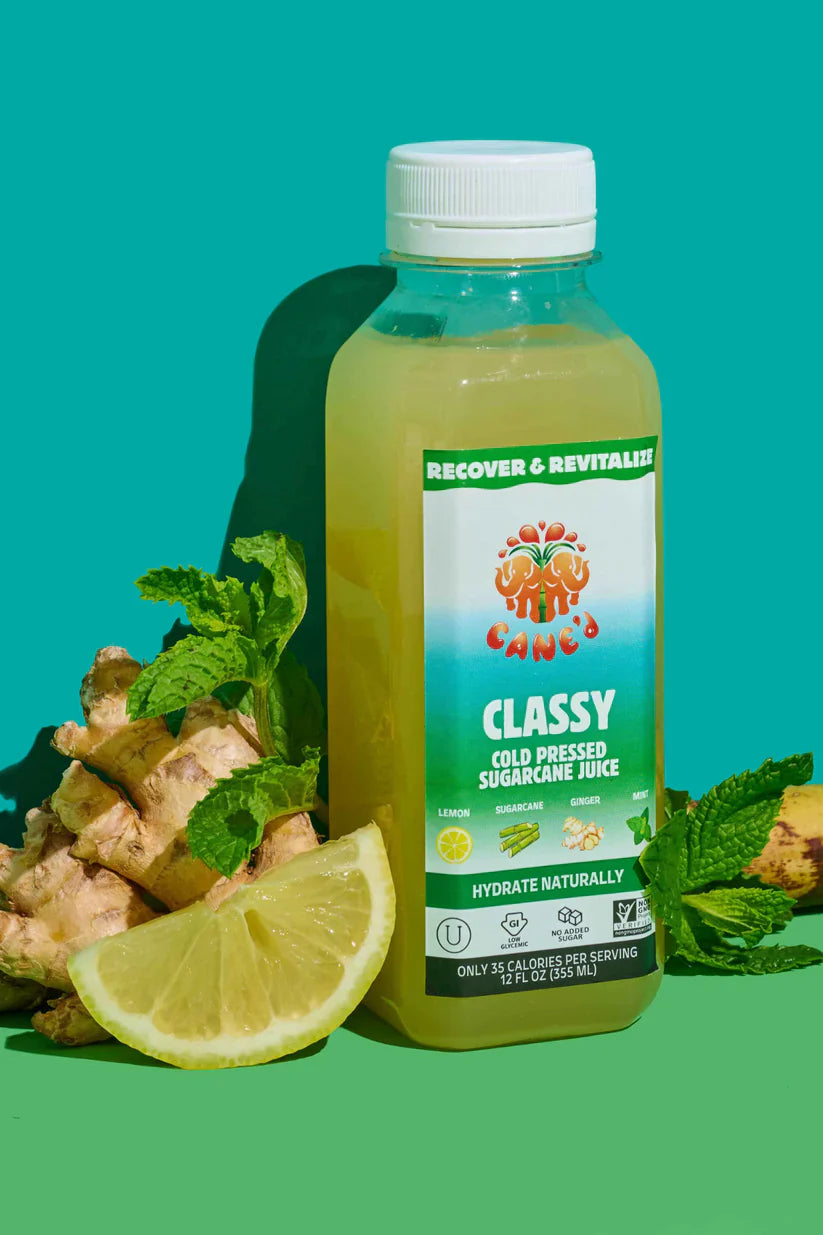 Cane'd CLASSY | Sip the Essence of Pure Goodness with Our Cold-Pressed Sugarcane Juice Blend