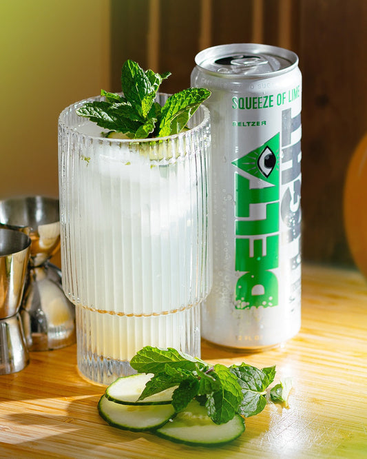 Introducing Delta Light Squeeze Lemon Lime Cannabis Seltzer: A Refreshing Twist on Cannabis Consumption