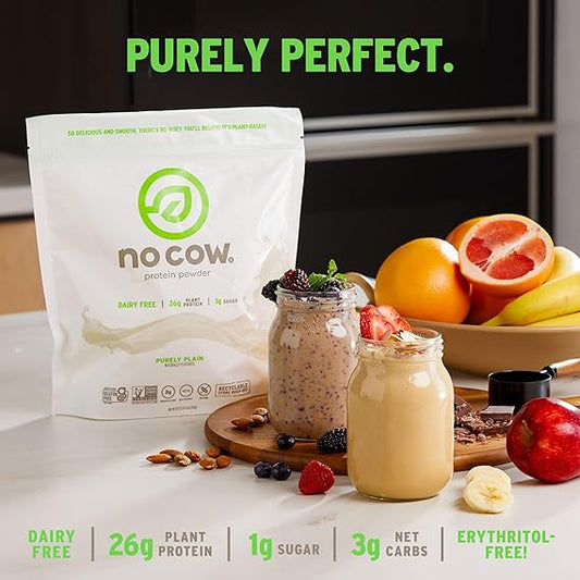 No Cow Purely Plain Protein Powder: The Ultimate Plant-Based Protein Boost
