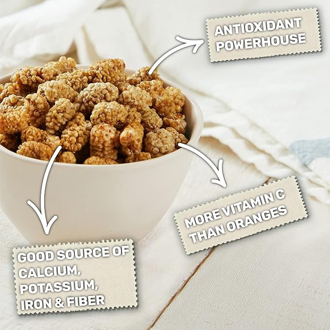 Discover the Sweet and Nutritious Delight of Happy Village Organic Sun-Dried Mulberries