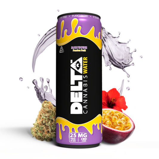Dive into Refreshment with Delta Light's Passion Fruit Cannabis Water