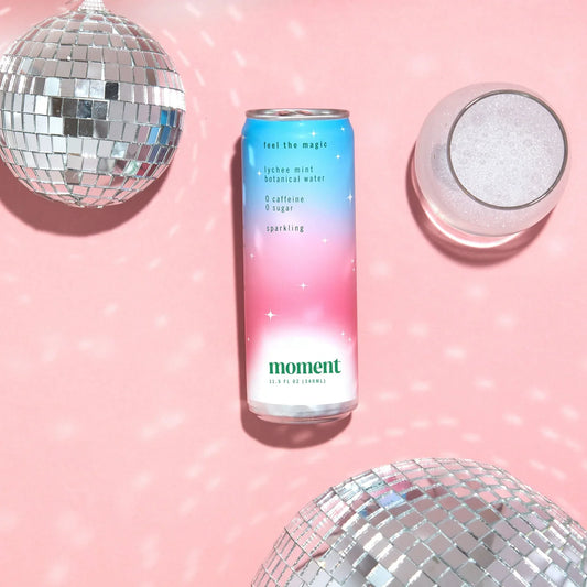 Escape to a Tropical Oasis: My Review of Moment Lychee Mint Sparkling Mocktail