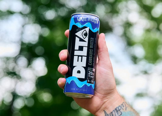 Beat the Heat with Delta Light's Blueberry Acai Cannabis Water