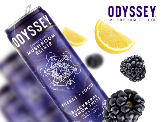 A Berry Good Boost: My Review of Odyssey Elixir Blackberry Lemon Twist Core Sparkling Energy Drink