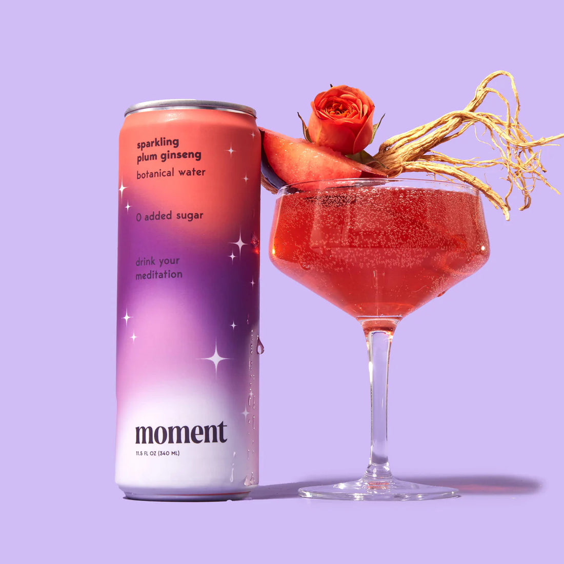 Discover the Revitalizing Fusion of Sparkling Plumginseng Botanical Water