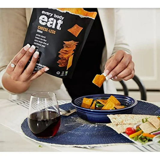 Crunch into Deliciousness with Every Body CheeseLess Snack Thins!