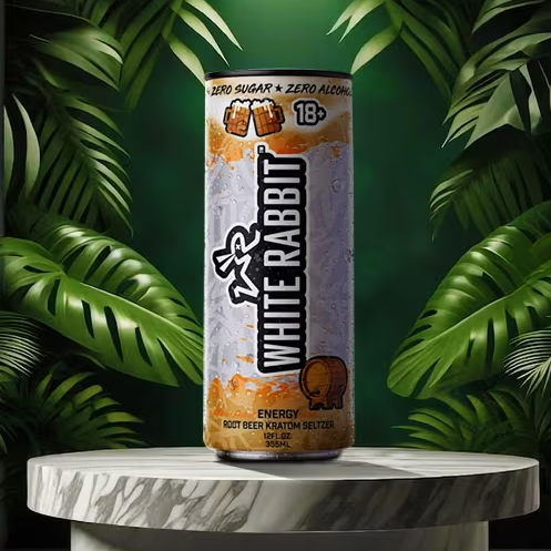 Crack Open a Cold One (Without the Hangover): White Rabbit Root Beer Kratom Seltzer