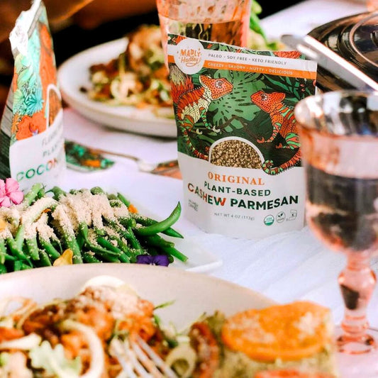 Elevate Your Dishes with Madly Hadley Original Plant-Based Cashew Parmesan