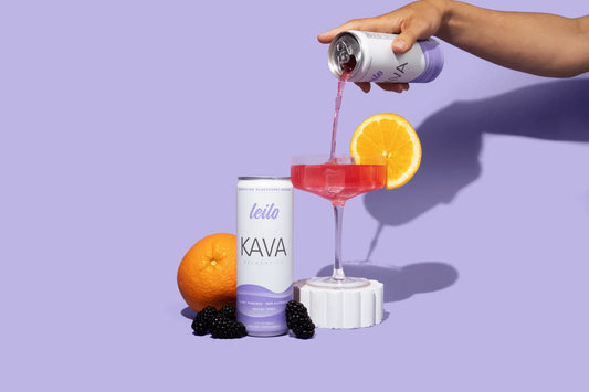 Unwind with a Zest for Life: Discover Leilo's Kava Tonic Blackberry Orange