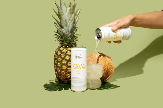 Escape to the Tropics (Without the Hangover!): Leilo's Kava Piña Colada Mocktail